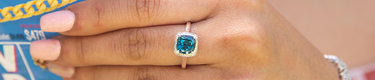 Blue Topaz Rings