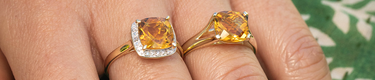 Citrine Rings