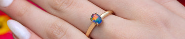 Opal Engagement Rings