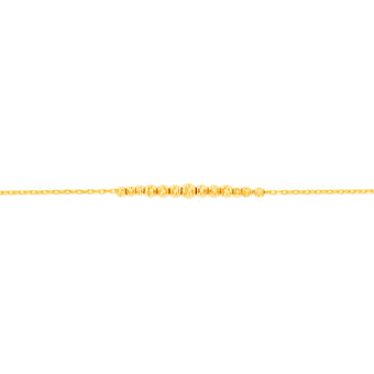 9ct Yellow Gold 24cm Adjustable Bracelet