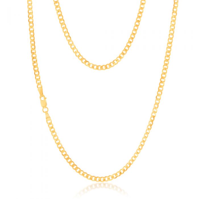 3mm gold deals chain mens