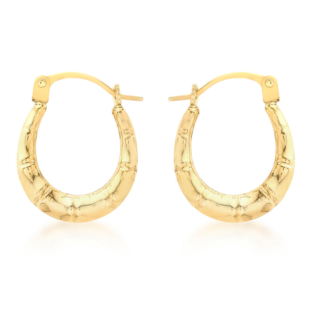 Childrens gold shop creole earrings