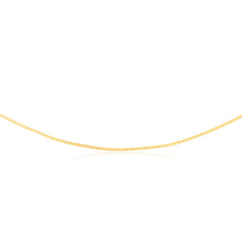 9ct Yellow Gold Fancy 45cm Chain