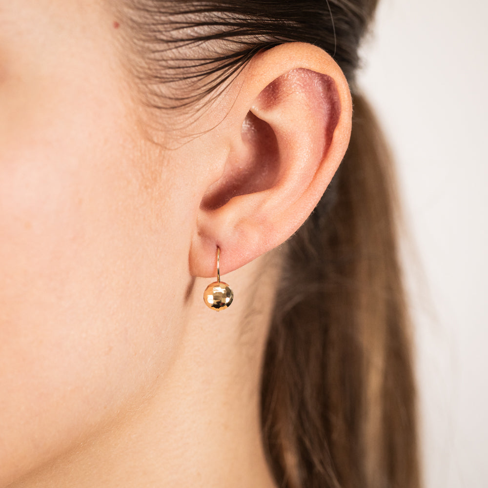 Ball hook earrings store