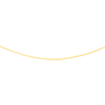 9ct Dazzling Yellow Gold Silver Filled Anchor Chain