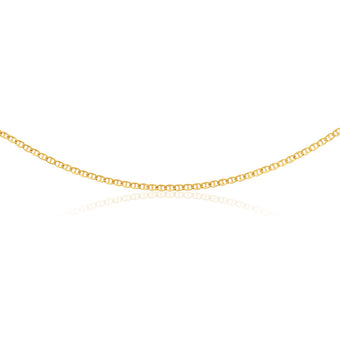 9ct Dazzling Yellow Gold Silver Filled Anchor Chain