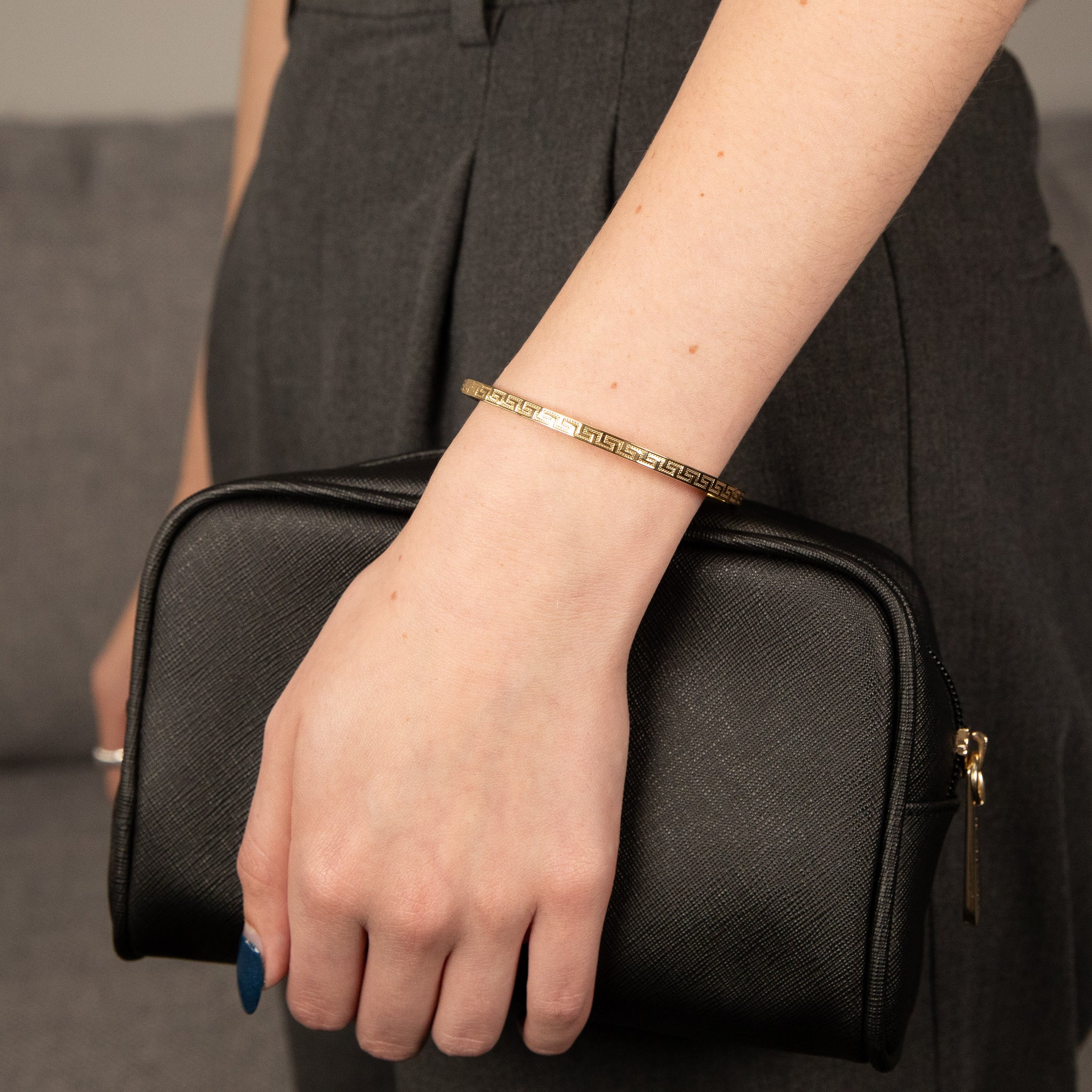 Versace Greek Key Bracelet | Nordstrom | Man gold bracelet design, Mens  gold jewelry, Mens gold bracelets