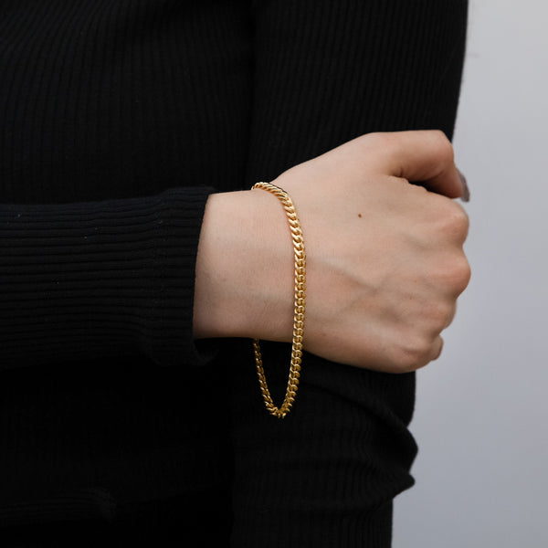 Shiels mens store gold bracelet