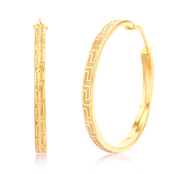 Greek store earrings gold