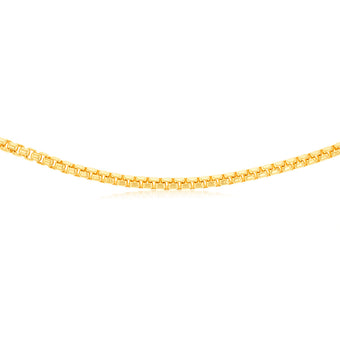 9ct Yellow Gold Silver Filled Chunky Belcher 55cm Chain