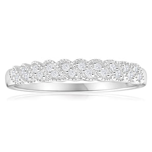 9ct White Gold Opulent Diamond Ring