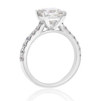 18ct White Gold 3 Carat Diamond Ring