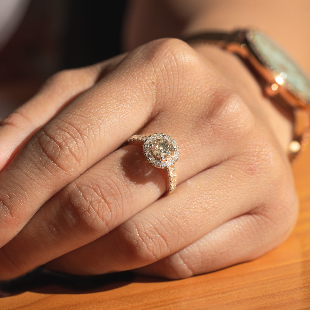 18ct Yellow Gold 1.50 Carat Diamond Ring With 1 Carat Australian Diamo –  Shiels Jewellers