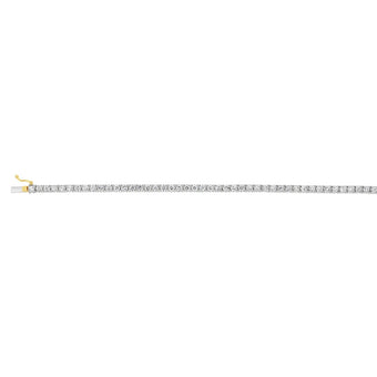 9ct Yellow Gold 3 Carats Lab Grown Diamond 18cm Tennis Bracelet with 54 Diamonds