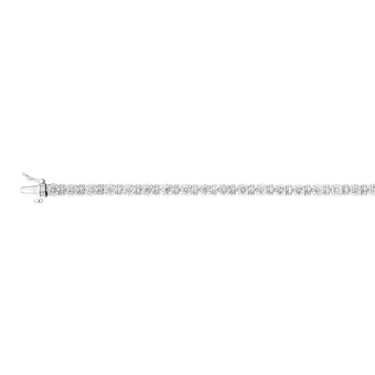 Sterling Silver 1/5 Carat Diamond 18cm Bracelet