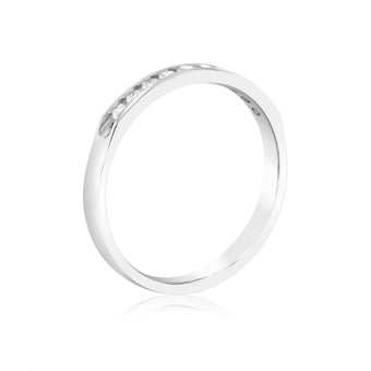 Luminesce Lab Grown Diamond 1/5 Carat Eternity Ring in 9ct White Gold