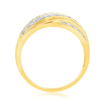 Luminesce Lab Grown Diamond Ring in 9ct Yellow Gold