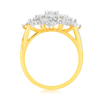 Luminesce Lab Grown 1/2 Carat Diamond Ring in 9ct Yellow Gold