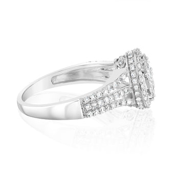 Luminesce Lab Grown 1Carat Diamond Ring in 9ct White Gold