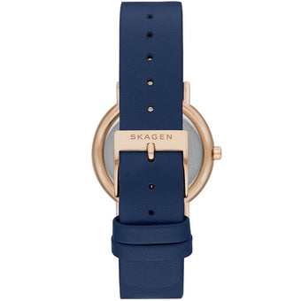 Skagen SKW2838 Signature Blue Leather Womens Watch