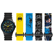 Load image into Gallery viewer, Fossil Batman Heritage LED Black Stainless Steel Limited Edition Watch Set LE1129SET