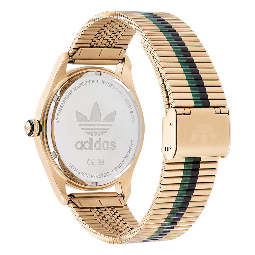 Adidas AOSY22526 Code Four Gold Jewellers – Tone Mens Watch Shiels