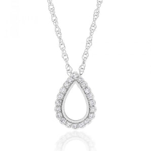 Silver Luminesce Laboratory Grown Diamond Pendant