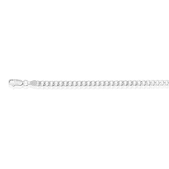 Sterling Silver Curb 120 Gauge 21cm Bracelet