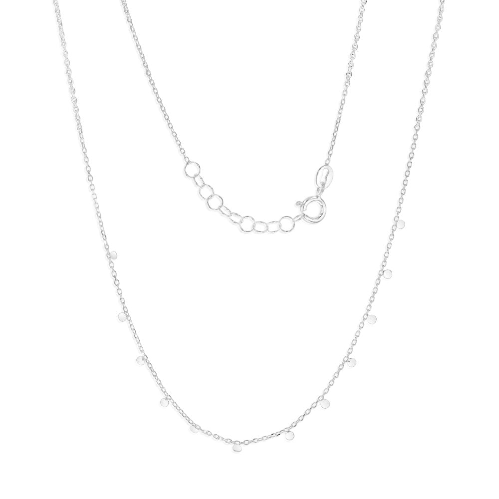 Sterling Silver Fancy 40cm Choker Chain – Shiels Jewellers