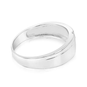 Sterling Silver 3 Diamond Ring