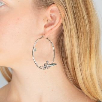 DISNEY Tinkerbell Hoop Earrings