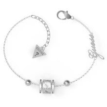 Load image into Gallery viewer, Guess Stainless Steel 4G Double Side Crystal Band Bracelet