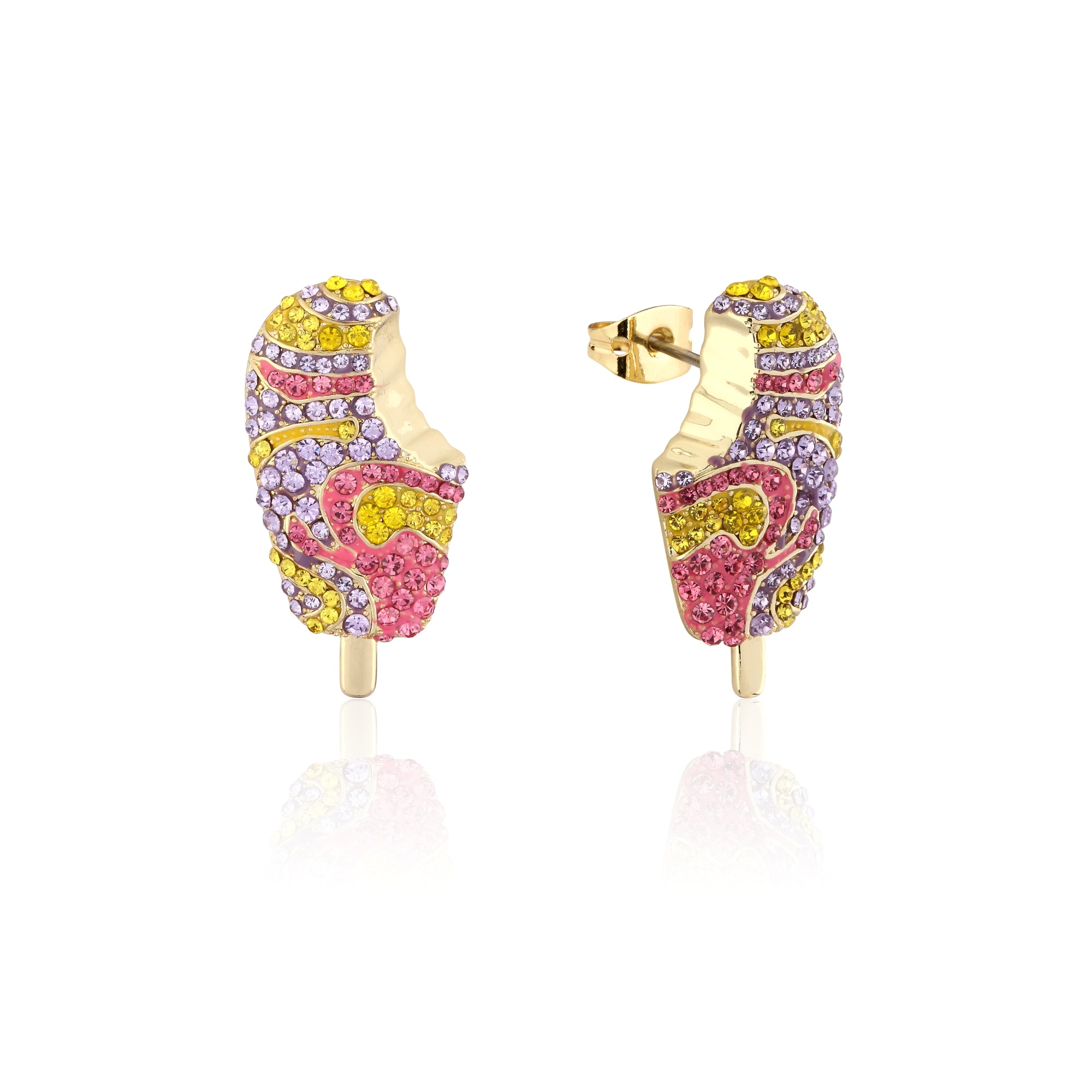 Rainbow crystal sale stud earrings