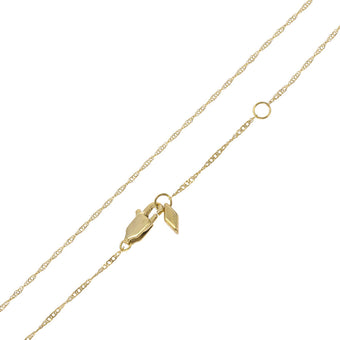 Fossil Yellow Gold Plated Stainless Steel White Mother Of Pearl Butterfly Pendant with Chain