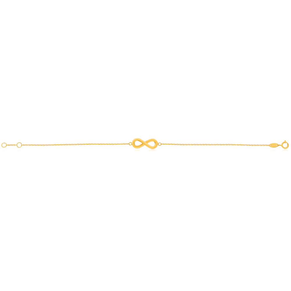 Infinity Knot Cuff Bracelet- 18K Gold. Tied to Infinite Possibilities.