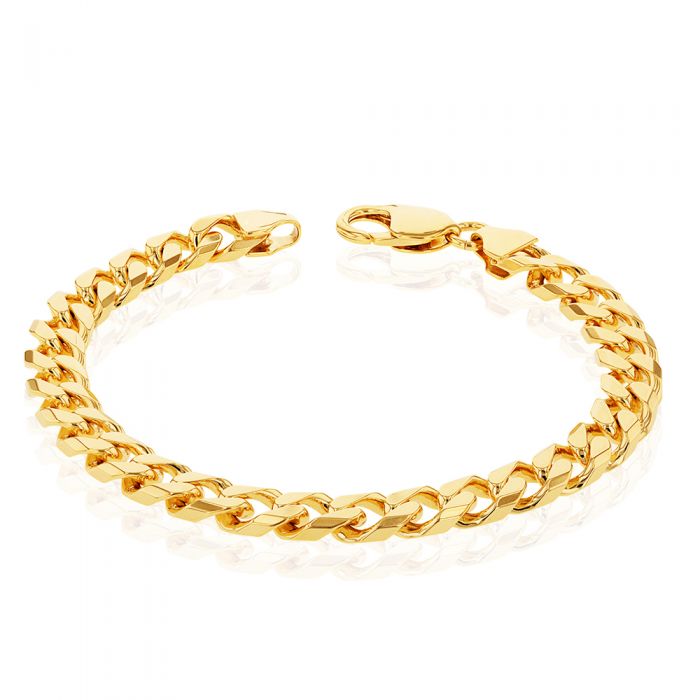 Mens 9k store gold bracelet