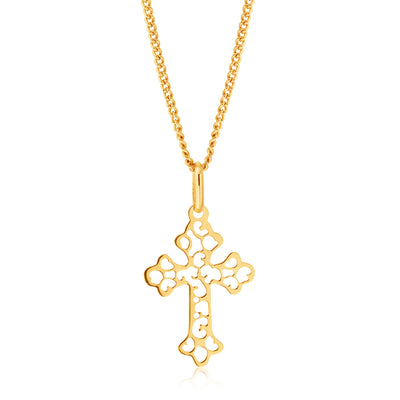 Gold Cross Necklaces - Buy Online | Shiels – Shiels Jewellers