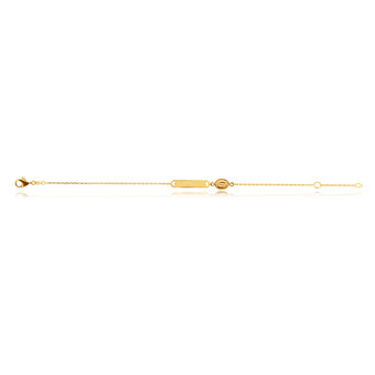 9ct Yellow Gold 17cm Kids Bracelet