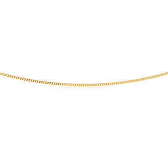 9ct Yellow Gold Curb 51cm 31 Gauge Chain