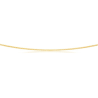 9ct Delightful Yellow Gold Silver Filled Belcher Chain