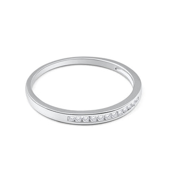 9ct White Gold Splendid Diamond Ring