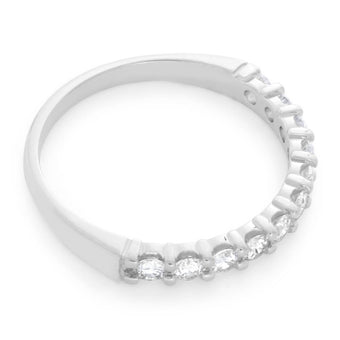 18ct White Gold Ring With 1/2 Carat Diamonds