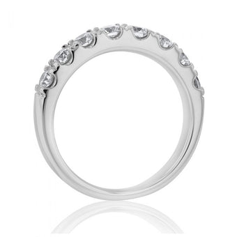 Flawless Cut Platinum 1 Carat Diamond Eternity Band