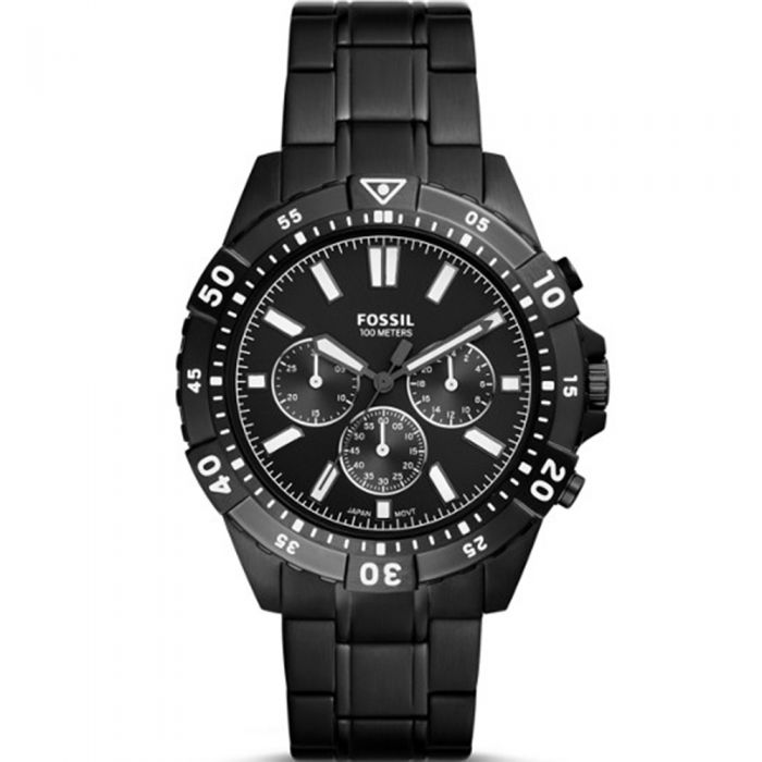 Fossil Garrett FS5773 Chronograph Black Mens Watch – Shiels Jewellers