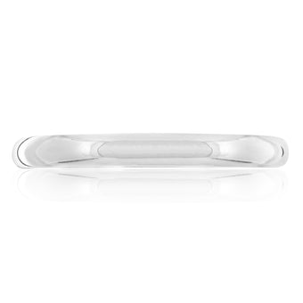 Sterling Silver Solid Plain 8mm Golf 65mm Bangle