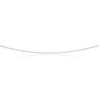 Sterling Silver Diamond Cut Ball 80cm Chain