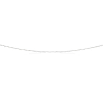 Sterling Silver Curb Chain 30 gauge 45cm