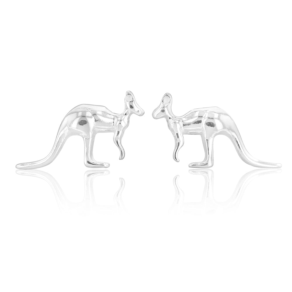 Sterling Silver Kangaroo Stud Earrings – Shiels Jewellers