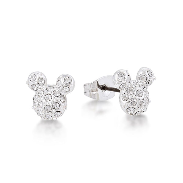 Disney Mickey or Minnie Diamond Stud Earrings, 14K - QVC.com